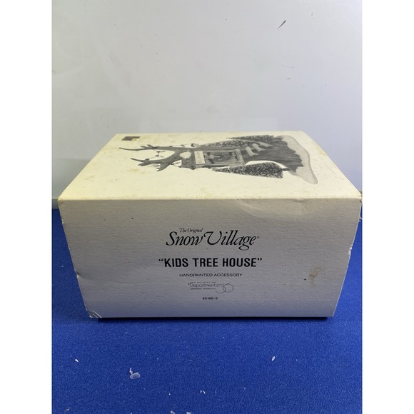 Department Dept 56 Christmas Snow Village Clubhouse KIDS TREE HOUSE w/ Box - Picture 2 of 5